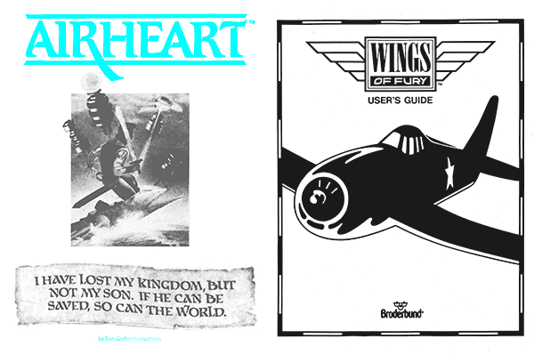 Airheart and Wings of Fury Manuals Airheart and Wings of Fury Manuals